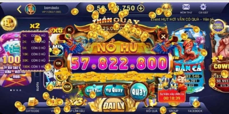 Cổng Game nổ hũ chất lượng cao -  Thần Quay Club